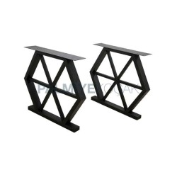 Këmba e tryezës me gjashtëkëndësh me huall mjalti Këmba e tryezës me gjashtëkëndësh me huall mjalti