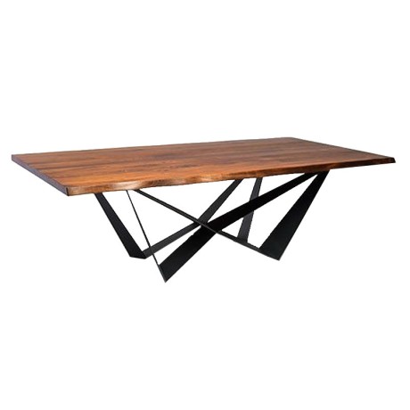 Cross Legged Billet Walnut Table