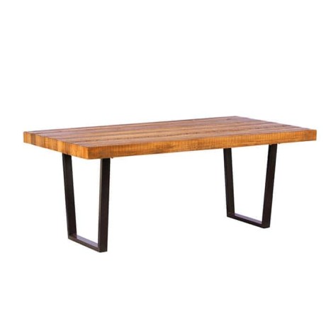 Rectangular Metal Leg Wooden Table Rectangular Metal Leg Wooden Table