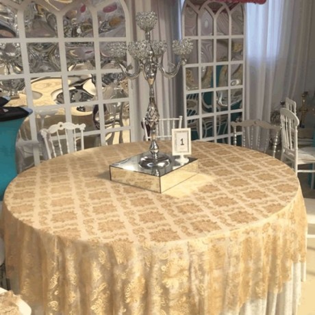 Gold Color Table Cloth