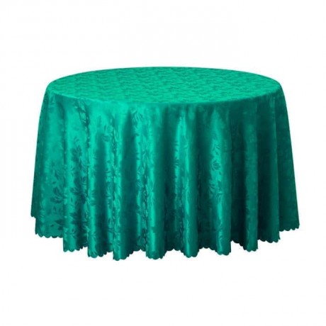 Patterned Turquoise Colorful Round Table Cloth