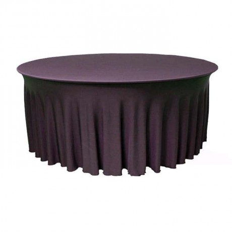 Rubbered Round Table Overlay