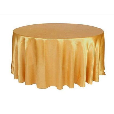 Yellow Color Round Table Cloth