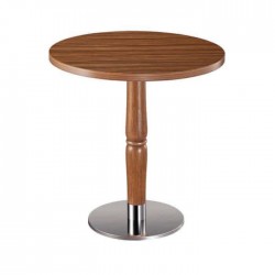 Oak Table Topd Round Cafe Table