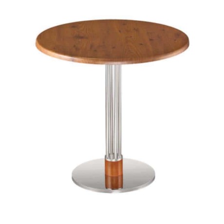 Novecento Verzalit Stainless Legs Table Novecento Verzalit Stainless Legs Table