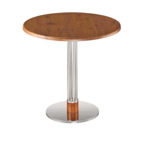 Novecento Verzalit Stainless Legs Table