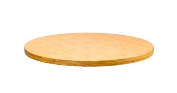 Plateau de table rond en bois massif - Plateau de table Masifpan