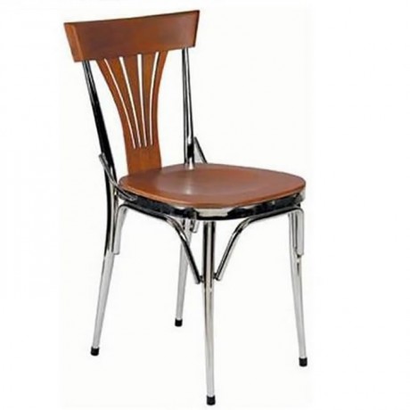 Metal Chrome Toned Chair