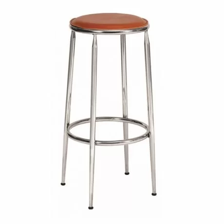 Leather Upholstered Sitting Surface Bar Stool Leather Upholstered Sitting Surface Bar Stool
