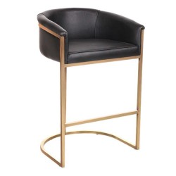 Leather Covered Metal Frame Bar Chair Furniture Leather Covered Metal Frame Bar Chair Furniture