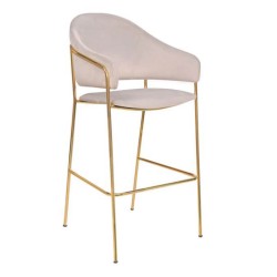 Gold Metal İskeletli Bar Sandalyesi Gold Metal İskeletli Bar Sandalyesi