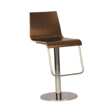 Stainless Steel Leg Contra Metal Bar Chair