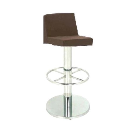 Stainless Round Based Bar Chair