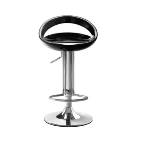 Schwarzfaser Chrom Bein Stoßdämpfer Bar Stuhl Schwarzfaser Chrom Bein Stoßdämpfer Bar Stuhl