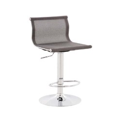 Black Netting Chrome Leg Bar Chair Black Netting Chrome Leg Bar Chair