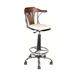 Chaise de bar à accoudoirs Tonet