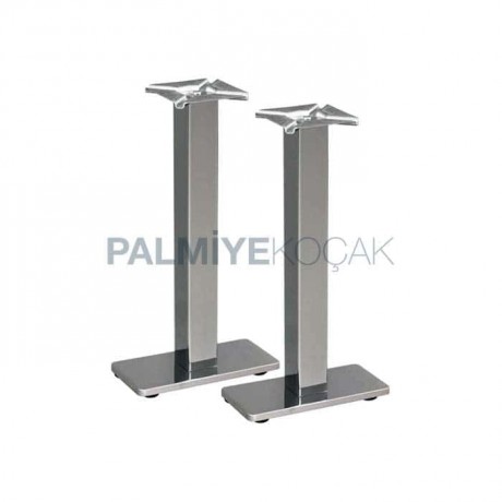 Double Stainless Cafe Table Leg