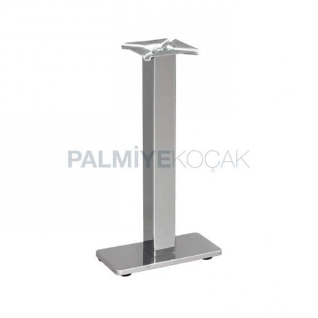 Rectangular Table Stainless Metal Leg