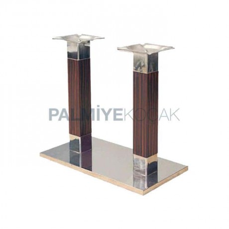 Metal Single Base Wooden Table Leg