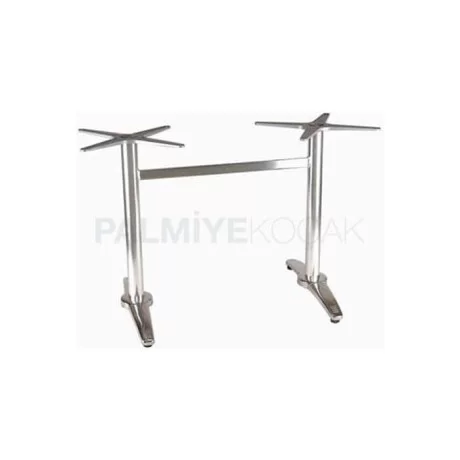 Four Person Rectangular Stainless Star Table Leg Four Person Rectangular Stainless Star Table Leg