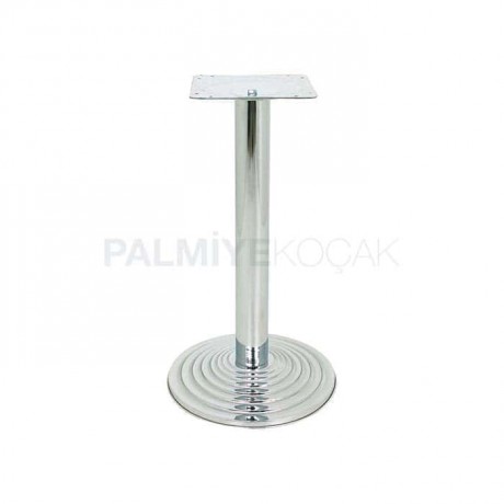 Stainless Glossy Round Metal Table Leg