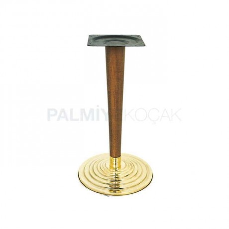 Brass Plate Turning Leg Metal Table Leg