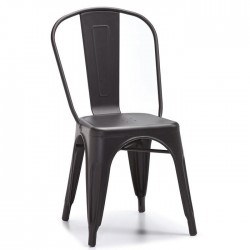 Anthracite Painted Metal Chair