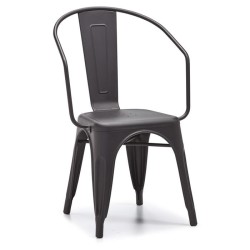 Anthracite Metal Arm Chair Sale Anthracite Metal Arm Chair Sale