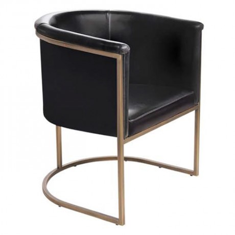 Leather Coated Modern Design Chair