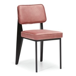 Güçlendirilmiş Arka Ayaklı Kumaş Kaplı Sırt Oturumlu Metal Sandalye Modeli Güçlendirilmiş Arka Ayaklı Kumaş Kaplı Sırt Oturumlu Metal Sandalye Modeli