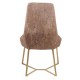 Brass Metal Leg Chair