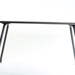 Ahşap Tablalı Metal Paslanmaz Ayaklı Masa