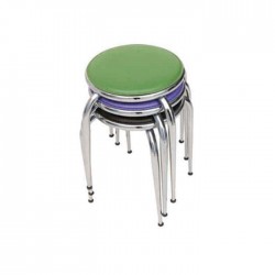 Metal Stool Stacking with Chromium Pipe