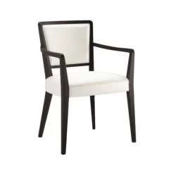 Ağ Döşəməli Venge Boyalı Modern Kreslo