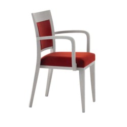 Стол, тапициран с бял лак, боядисан в бургундски набук Стол, тапициран с бял лак, боядисан в бургундски набук