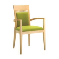 Peanut Green Natural Painted Restaurant Chair Peanut Green Natural Painted Restaurant Chair