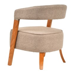 Модерен дървен стол с дебела гъба за сядане Модерен дървен стол с дебела гъба за сядане