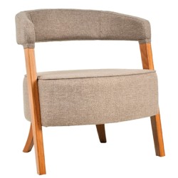 Модерен дървен стол с дебела гъба за сядане Модерен дървен стол с дебела гъба за сядане