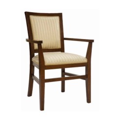 Дървен стол с шарка от тъмно размазана тъкан и шарка Дървен стол с шарка от тъмно размазана тъкан и шарка