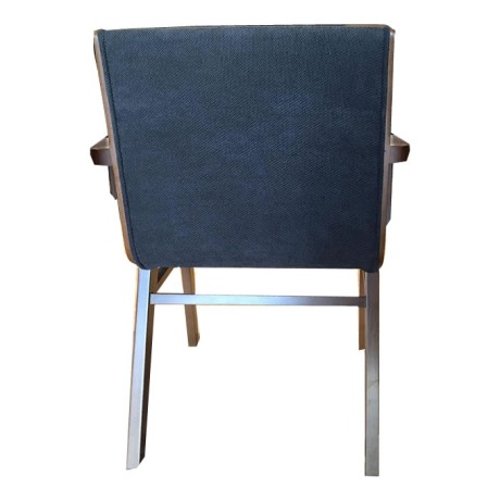 Kumaş Döşemeli Modern Ahşap Kollu Sandalye Kumaş Döşemeli Modern Ahşap Kollu Sandalye