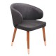 Modern Chair with Retro Leg - Wooden Modern Armchair