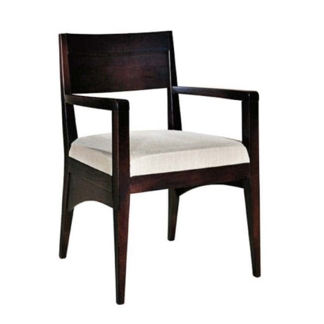 Venge Painted Modern Hotel Arm Chair