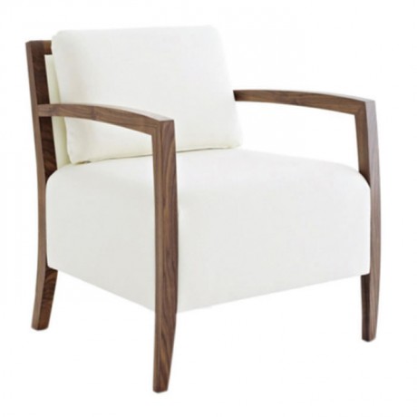 Modern Wooden Bergere