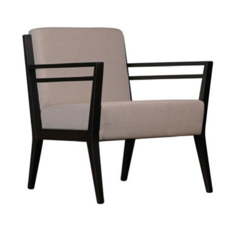 Açık Ahşaplı Modern Berjer Açık Ahşaplı Modern Berjer