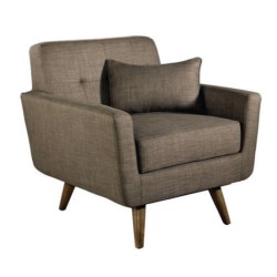 Kahve Keten Kumaşlı Berjer Kahve Keten Kumaşlı Berjer