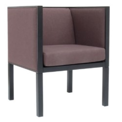 Kahve Ketenli Modern Berjer Kahve Ketenli Modern Berjer