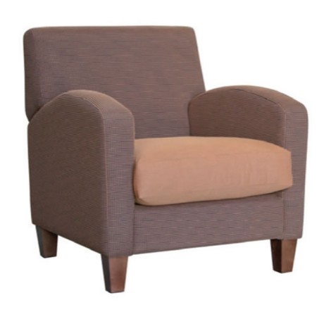 Modern Bergere with Linen Fabric