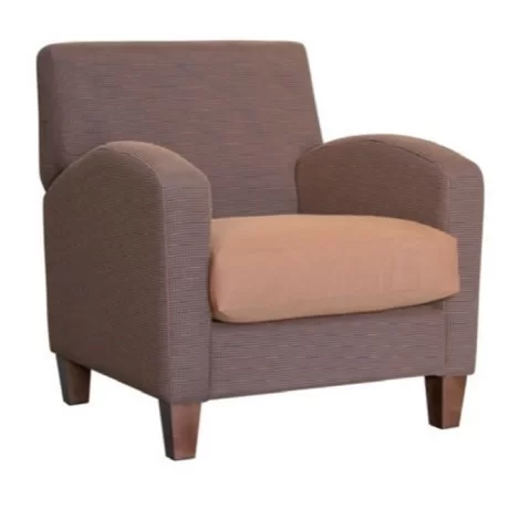 Modern Bergere with Linen Fabric Modern Bergere with Linen Fabric