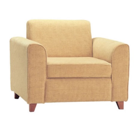 Modern Bergere with Linen Fabric