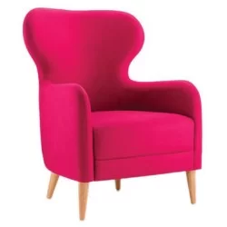 Fauteuil rétro à pieds avec oreille